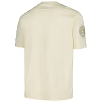 Men's Pro Standard Cream Milwaukee Brewers Neutral CJ Dropped Shoulders T-Shirt