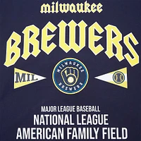 Men's Pro Standard Navy Milwaukee Brewers Oversized City Tour T-Shirt