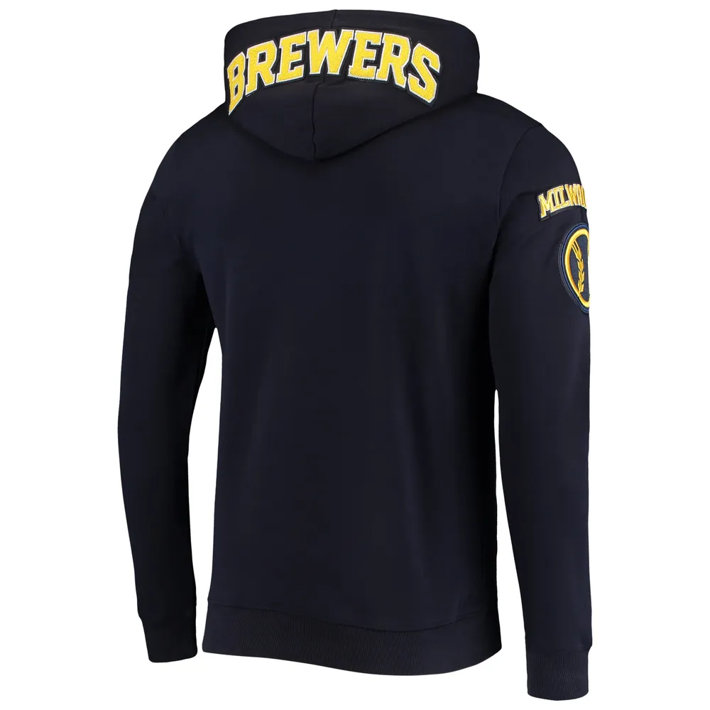 Sweat à capuche Pro Standard Navy Milwaukee Brewers Team Logo pour homme