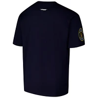 Men's Pro Standard Navy Milwaukee Brewers Turn It Up Dropped Shoulder T-Shirt