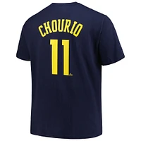 Profil pour homme Jackson Chourio Navy Milwaukee Brewers Big & Tall Nom et numéro T-shirt