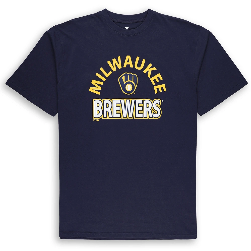 Men's Profile Milwaukee Brewers Big & Tall T-Shirt Shorts Combo Set