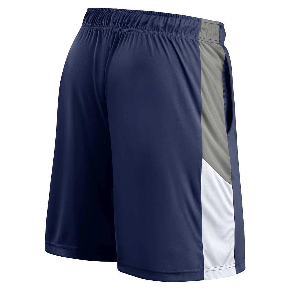 Short d'équipe des Brewers de Milwaukee Profile bleu marine/gris pour hommes