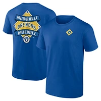 Men's Profile Royal Milwaukee Brewers Big & Tall Field Play T-Shirt