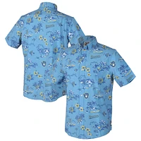 Chemise boutonnée Kekai bleu clair Reyn Spooner pour homme