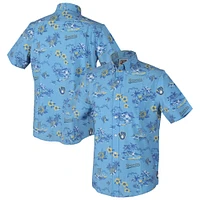 Chemise boutonnée Kekai bleu clair Reyn Spooner pour homme