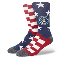 Milwaukee Brewers Stance Team Infiknit Brigade 2 Crew Socks