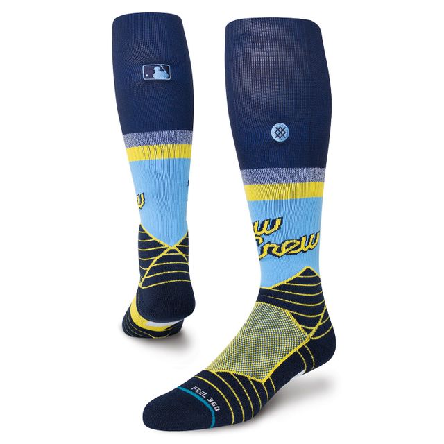 Men's Stance Blue Chicago Cubs 2021 City Connect Over the Calf Socks, Size: Large