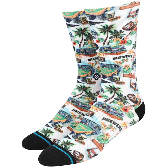 Men's Stance x Reyn Spooner White Houston Astros Tri-Blend Crew Socks