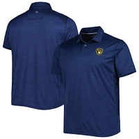 Men's Tommy Bahama Navy Milwaukee Brewers Delray IslandZone Polo