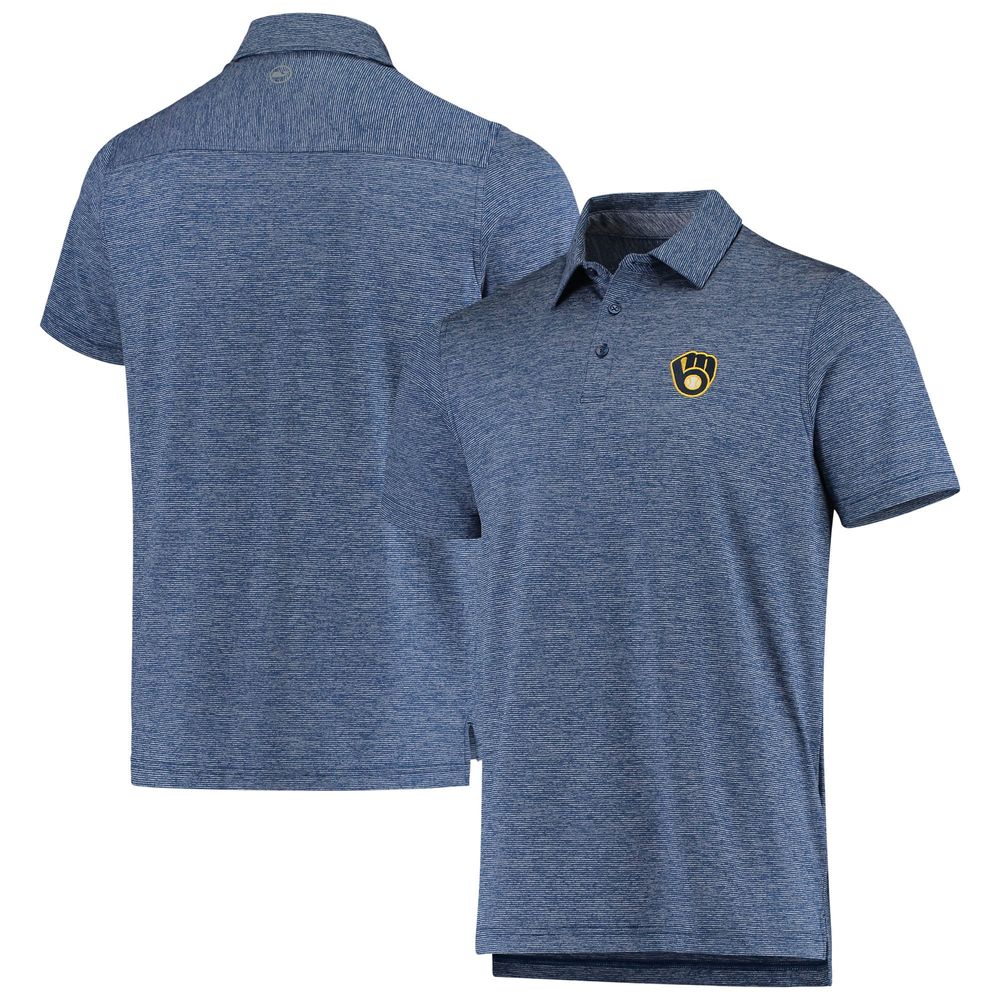 Men's Vineyard Vines Navy Milwaukee Brewers Destin Polo