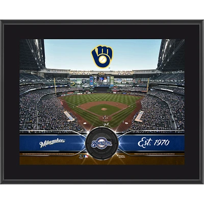 Milwaukee Brewers 10.5" x 13" Sublimated Team Plaque