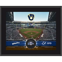 Milwaukee Brewers 10.5" x 13" Sublimated Team Plaque