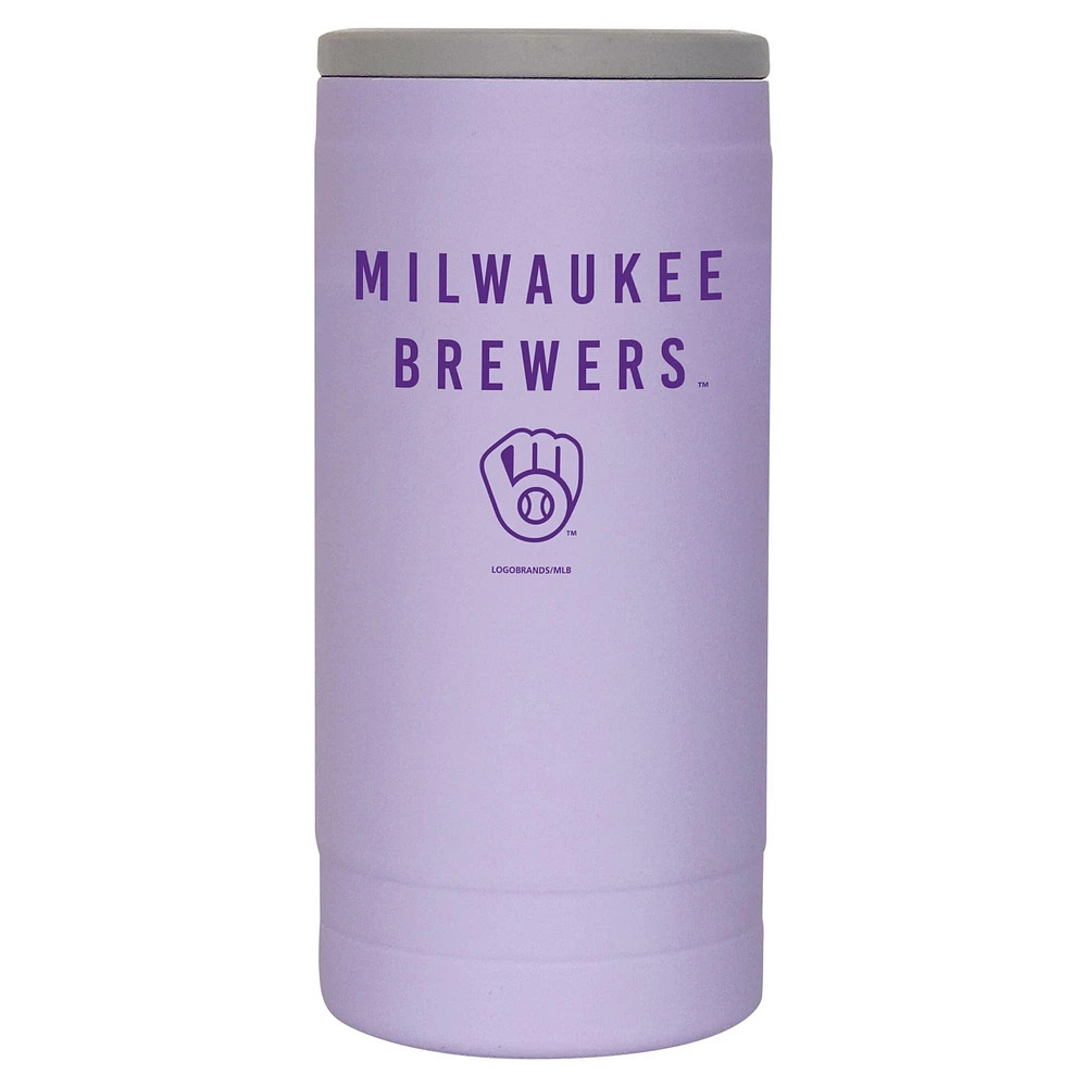 Brasseurs Milwaukee 12oz. Coolie Slim Soft Touch Lavande