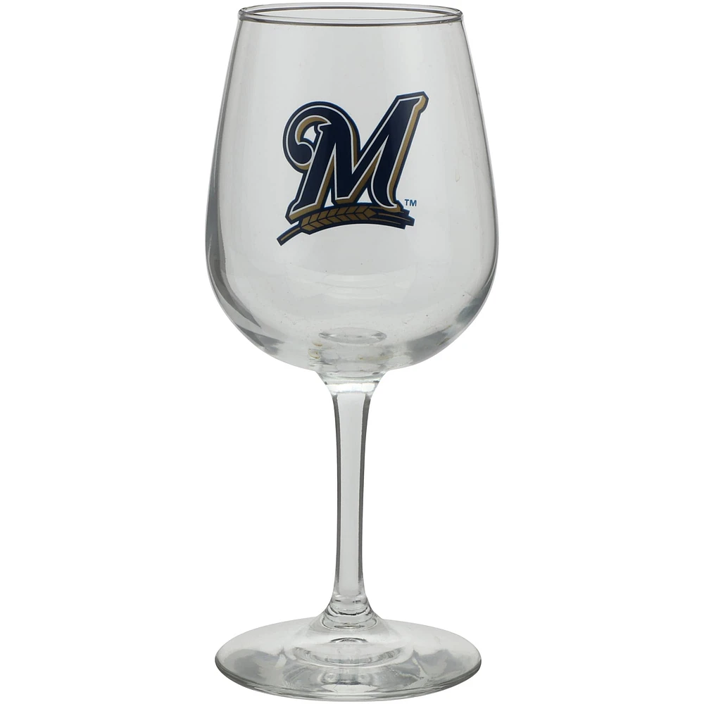 Milwaukee Brewers 12 oz. Verre à vin à pied