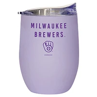 Brasseurs de Milwaukee 16oz. Gobelet incurvé doux au toucher lavande