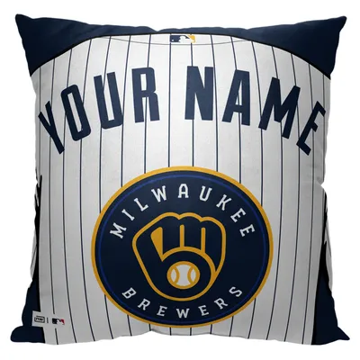 Milwaukee Brewers 18'' x 18'' Personalized Pillow