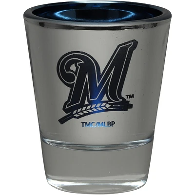 Milwaukee Brewers 2oz. Electroplated Shot Glass