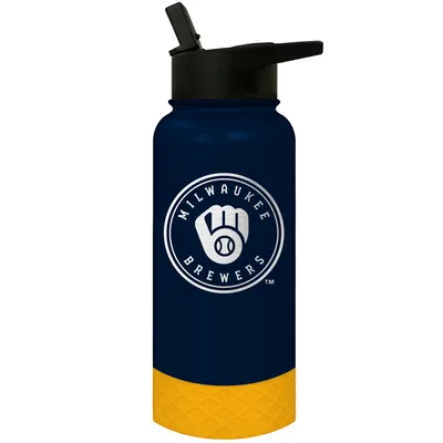 Milwaukee Brewers 32oz. Logo Thirst Hydration Water Bottle