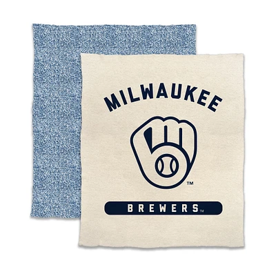 Couverture Luxe Dreams 50" x 60" des Brewers de Milwaukee