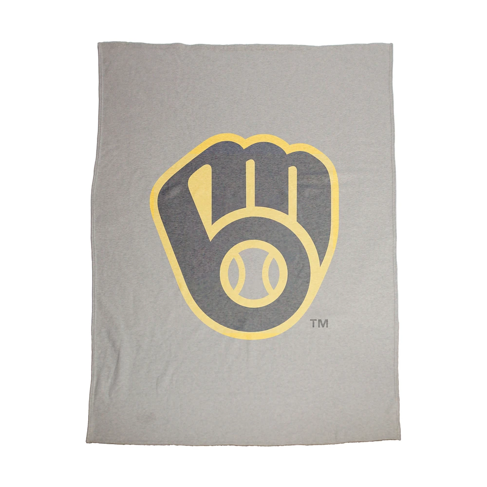 Milwaukee Brewers 54" x 84" Sweatshirt Blanket