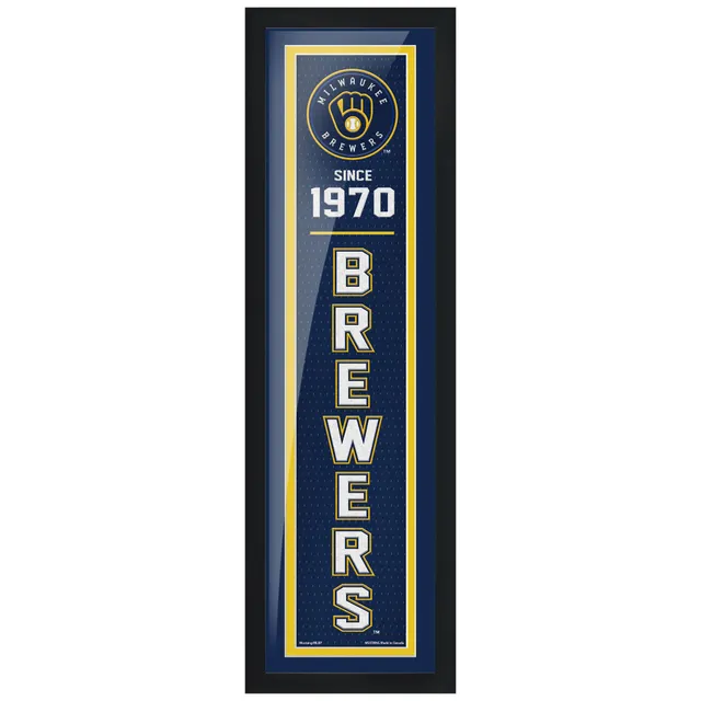 Milwaukee Brewers - MLB 3D Wood Pennant