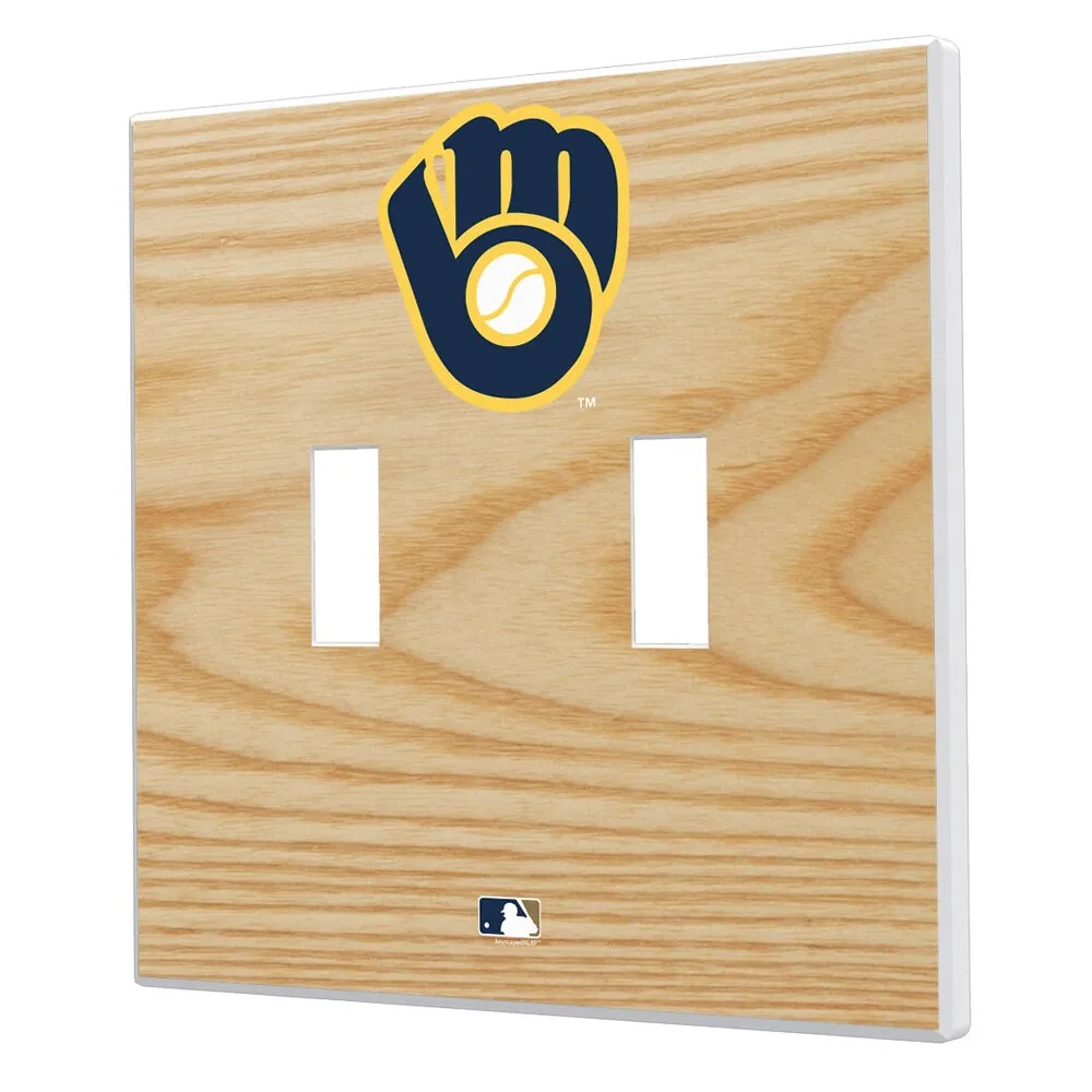 Milwaukee Brewers Baseball Wood Sign