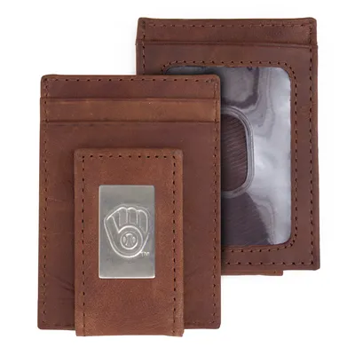 Milwaukee Brewers Leather Front Pocket Wallet