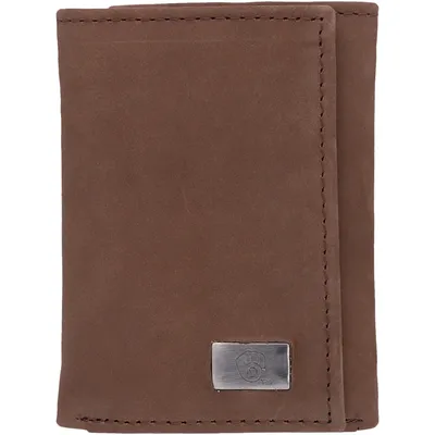 Milwaukee Brewers Leather Trifold Wallet with Concho
