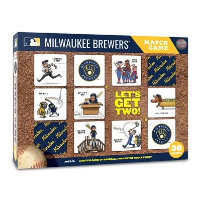 Milwaukee Brewers Licensed Memory Match Game