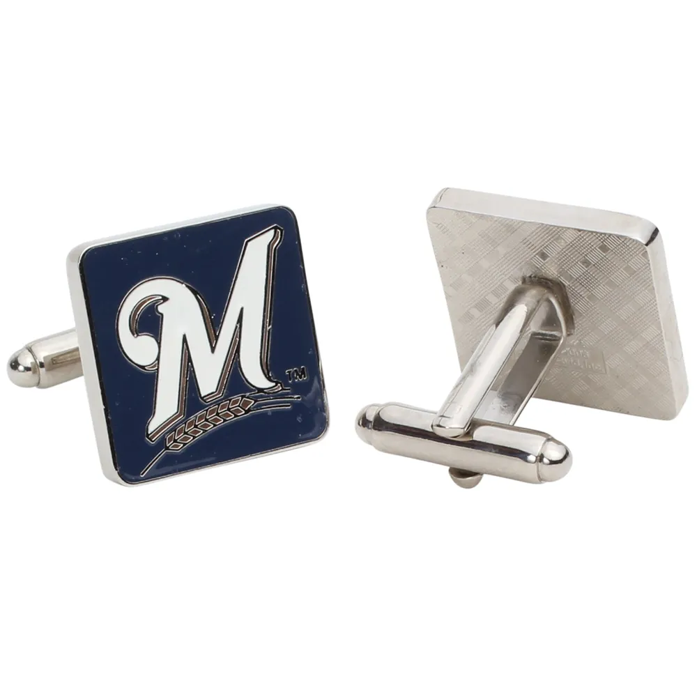 Chicago Bears Silver-Plated Team Logo Cufflinks