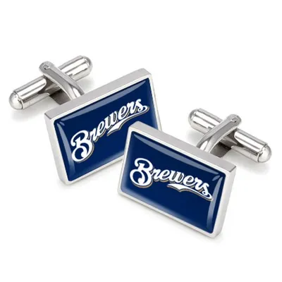 Milwaukee Brewers Logo Square Cufflinks