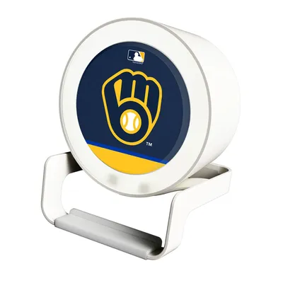 Milwaukee Brewers Night Light Wireless Charger And Bluetooth Speaker