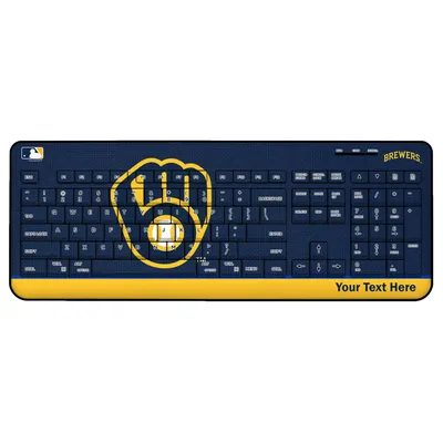 Milwaukee Brewers Personalized Wireless Keyboard