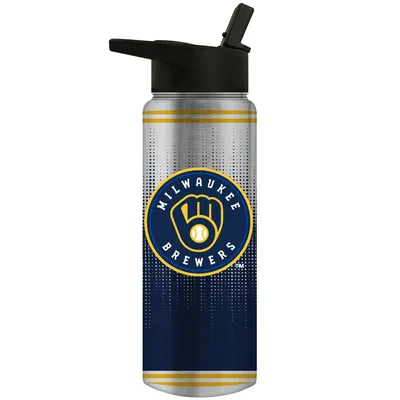 Milwaukee Brewers Team Logo 24oz. Personalized Jr. Thirst Water Bottle