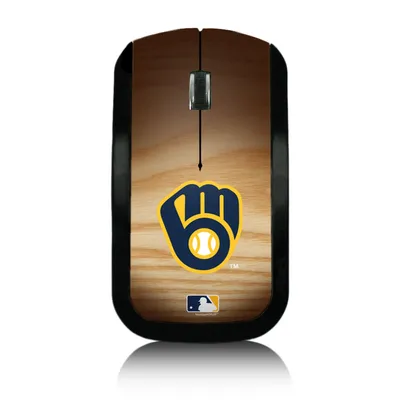 Milwaukee Brewers Wood Print Wireless USB Mouse