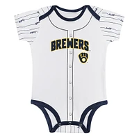 Ensemble de 2 bodys Play Ball pour nouveau-nés et nourrissons des Milwaukee Brewers