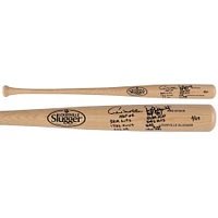 Paul Molitor & Robin Yount Milwaukee Brewers Dual-Signed Louisville Slugger Bat with Multiple Inscriptions - Limited Edition of 19
