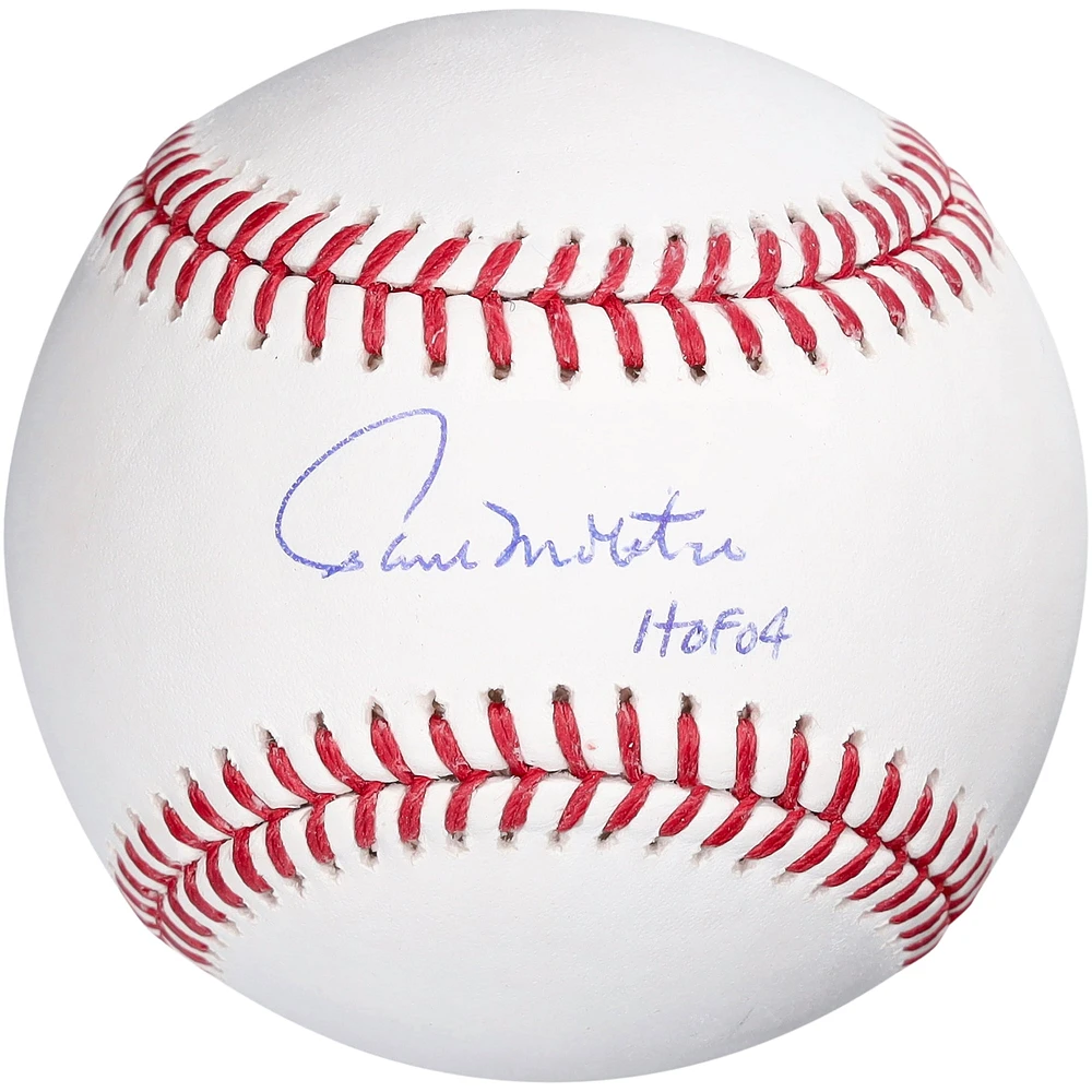 Paul Molitor Milwaukee Brewers Autographed Baseball with "HOF 04" Inscription