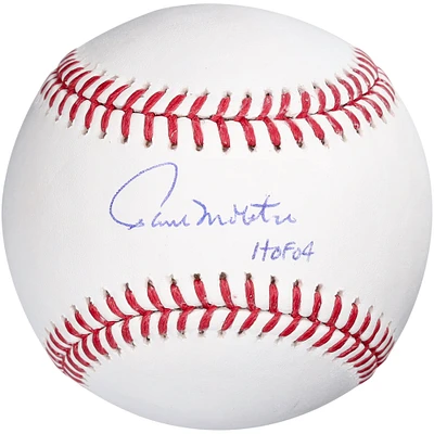 Paul Molitor Milwaukee Brewers Autographed Baseball with "HOF 04" Inscription