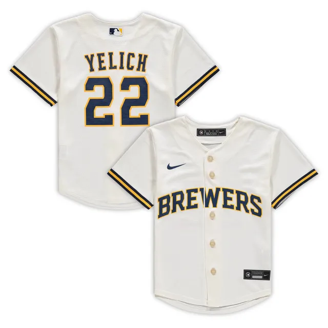 Lids Christian Yelich Milwaukee Brewers Nike Road Authentic Player