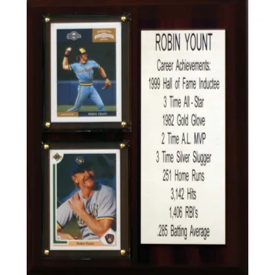 Fanatics Authentic Robin Yount Milwaukee Brewers Framed 15 x 17 Baseball Hall of Fame Collage with Facsimile Signature