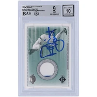 Robin Yount Milwaukee Brewers Autographed 2002 Upper Deck Sweet Spot Classic Game Jersey Relic #J-RY Beckett Fanatics Witnessed Authenticated / Card