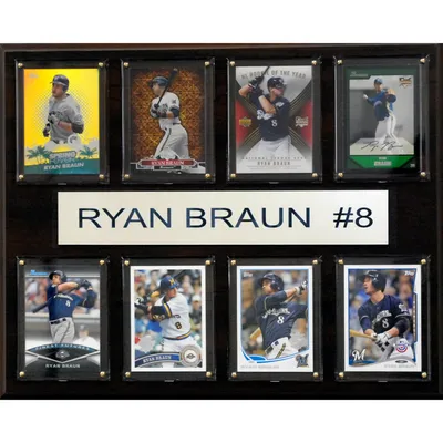 Lids Ryan Braun Milwaukee Brewers 6'' x 8'' Plaque