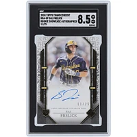 Sal Frelick Milwaukee Brewers Autographed 2024 Topps Transcendent Rookie Showcase Autograph #RSA-SF #11/25 SGC Authenticated 8.5 Rookie Card