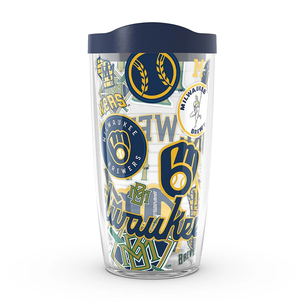 Tervis Milwaukee Brewers 16oz. All Over Wrap Tumbler With Lid