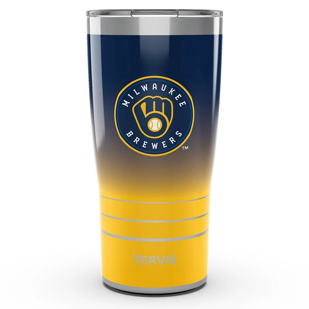 Tervis Milwaukee Brewers 20oz. Ombre Stainless Steel Tumbler