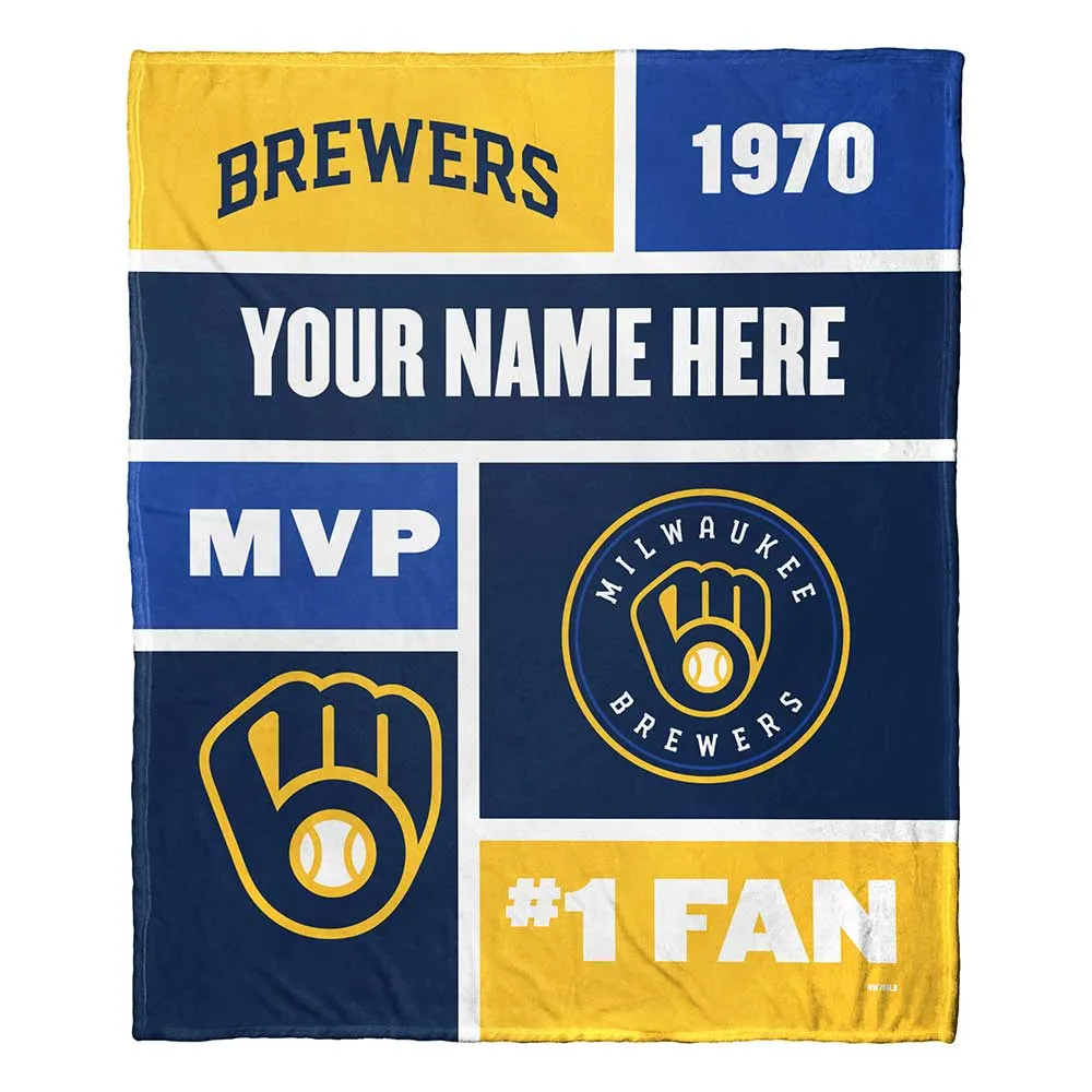 Women's Milwaukee Brewers Fanatics Branded Navy Personalized