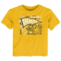 Toddler Gold Milwaukee Brewers Ballpark Fun T-Shirt