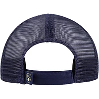 Toddler New Era  White/Navy Milwaukee Brewers Painted A-Frame 9FORTY Trucker Adjustable Hat